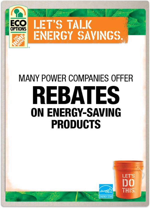 Home Depot Energy Saving Rebate