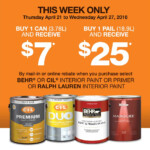 Home Depot Mail And Rebate Paint